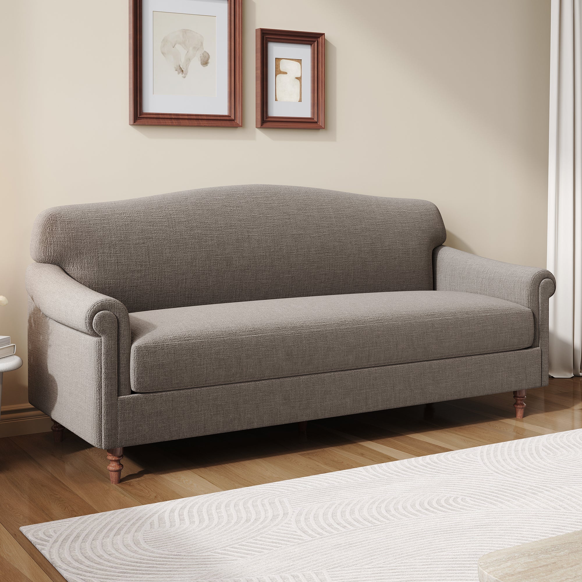 Modern Loveseat Sofa 77.5" 2-Seater Couch