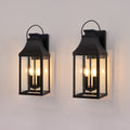 20'' Outdoor Wall Light, 2-Pack Porch Light Outdoor Wall Sconce Lantern