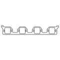 Cometic Gasket Cometic Chrysler Gen-2 Hemi .188in Fiber Intake Manifold Gasket Set-1.856in x 2.009in Rectangle Port C5598-188