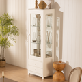 71'' Freestanding Upholstered Display Cabinet