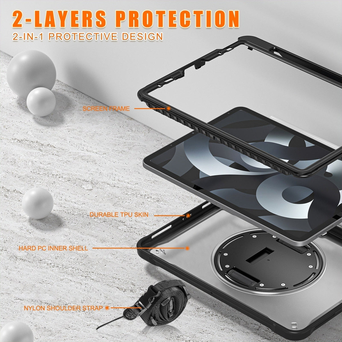 Applicable IPad Mini6 Tablet Case 83-inch Rotating Bracket