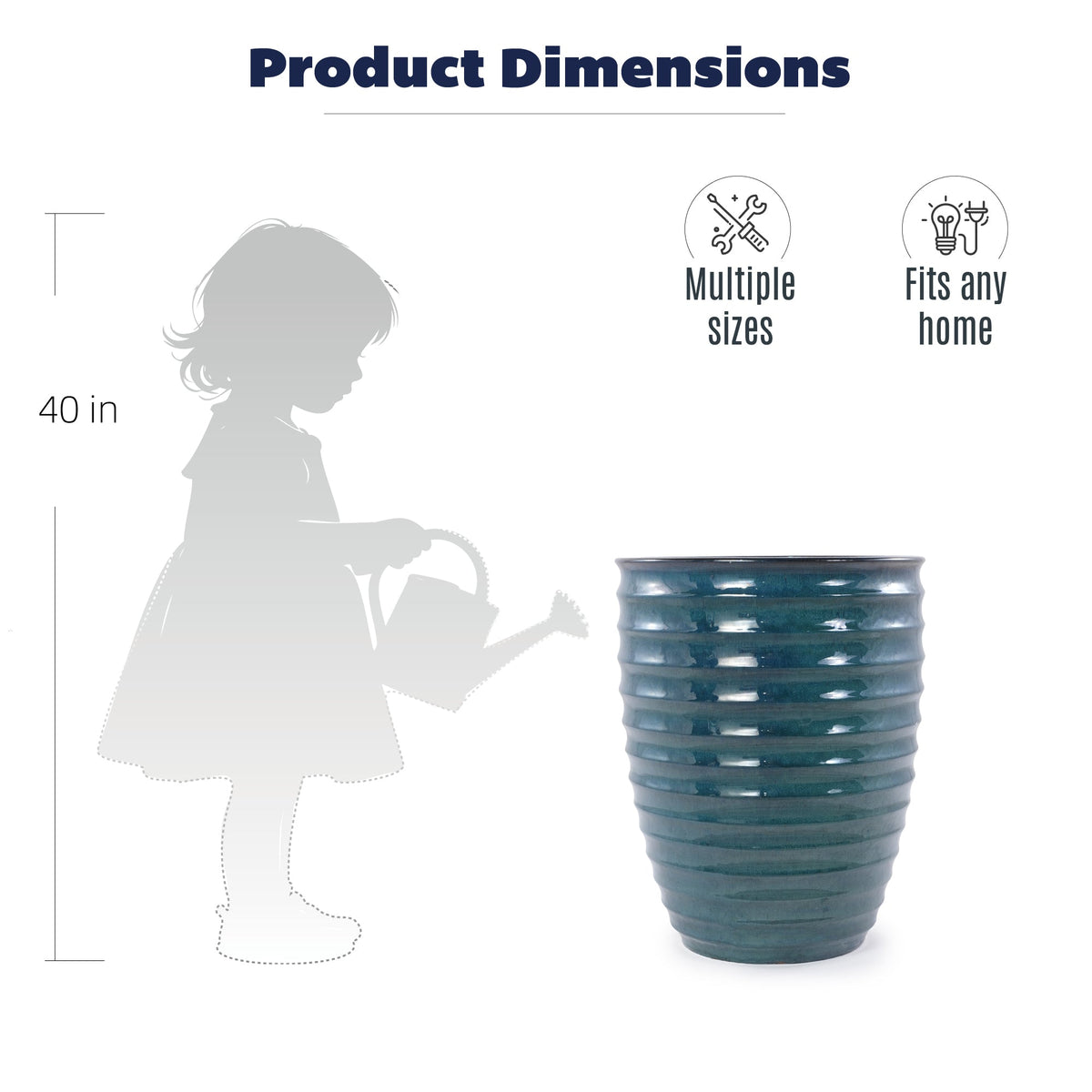 Handmade Deep Garden Pot