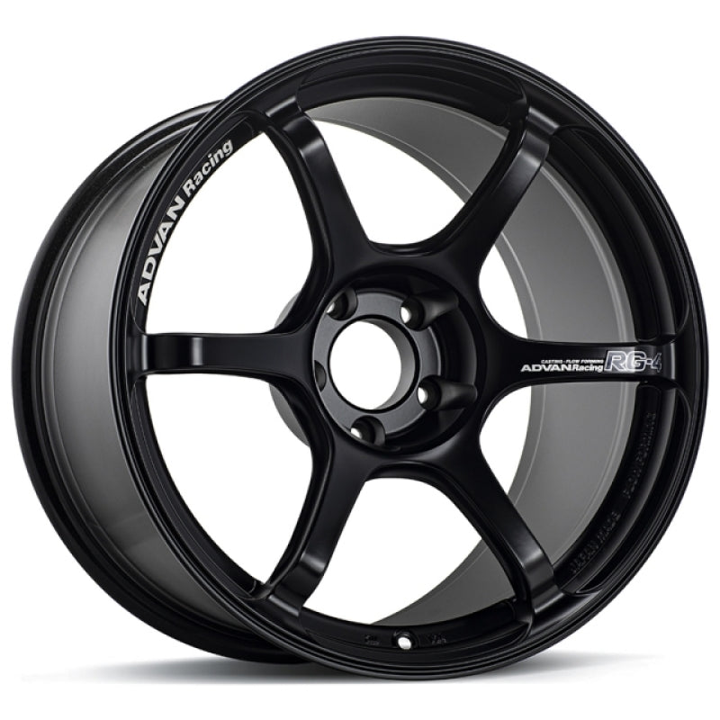 Advan RG-4 17X8.0 / +35 / 4x100 - Semi Gloss Black YA47G35ASB