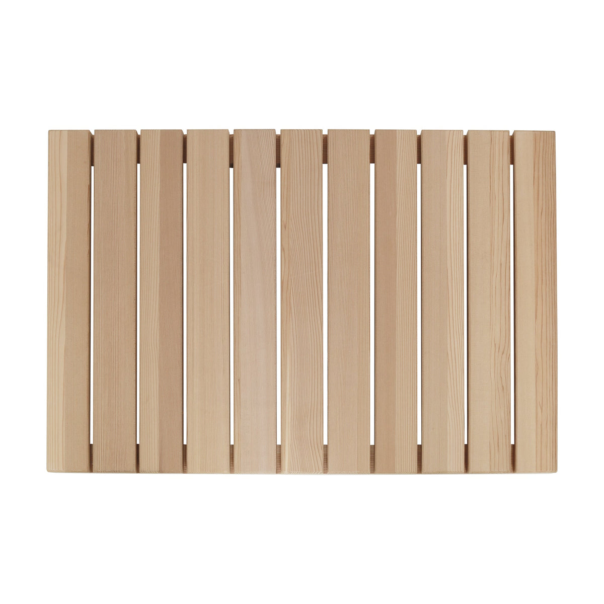 Cedar Wood Shower Mat - Non-Slip Slatted Wooden Bath Mat