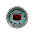 Autometer 52.4mm Silver Switchable 60-340 Degrees F/40-170 Degrees C Ultra-Lite Elite Digital Gauge 6754-UL
