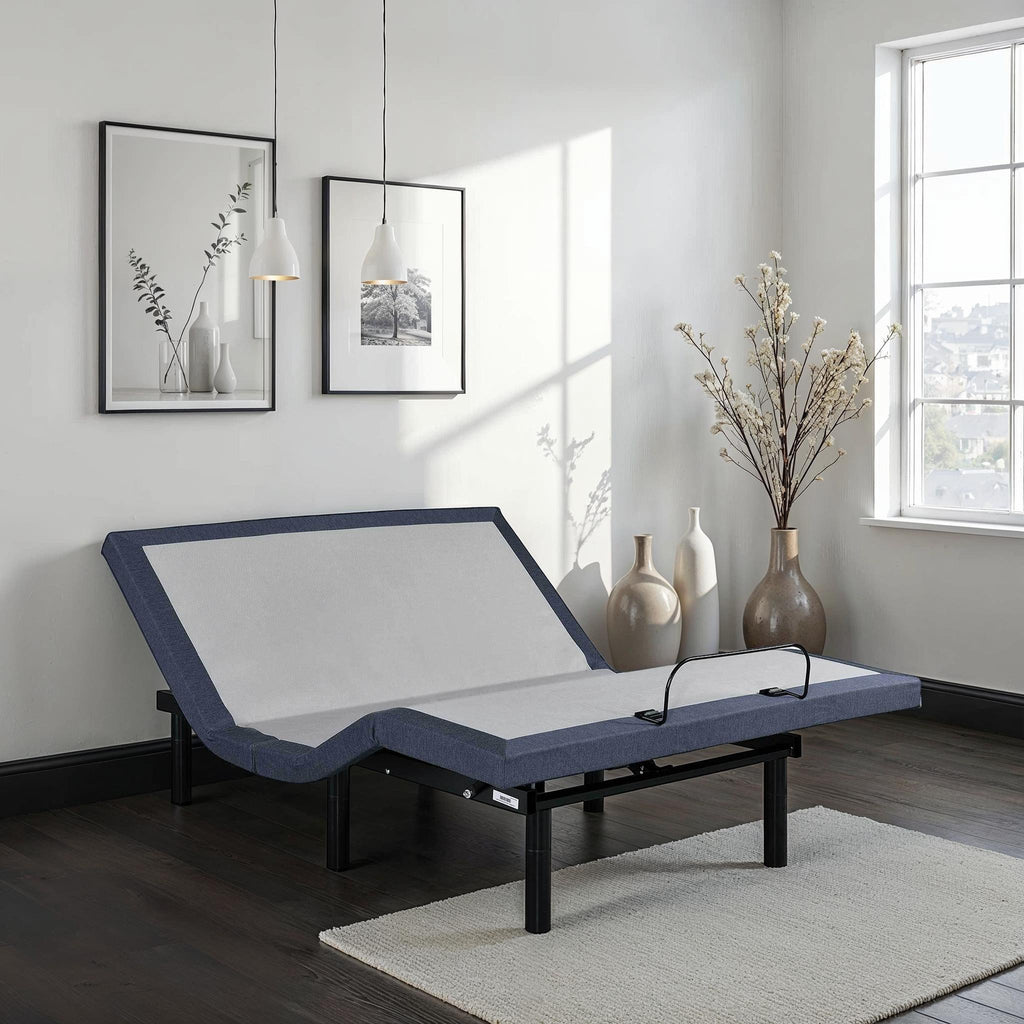 Queen Adjustable Bed Base with Three Vibration Modes