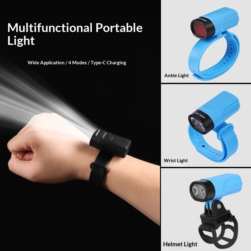 Outdoor Multi-Functional Warning Wrist Light
