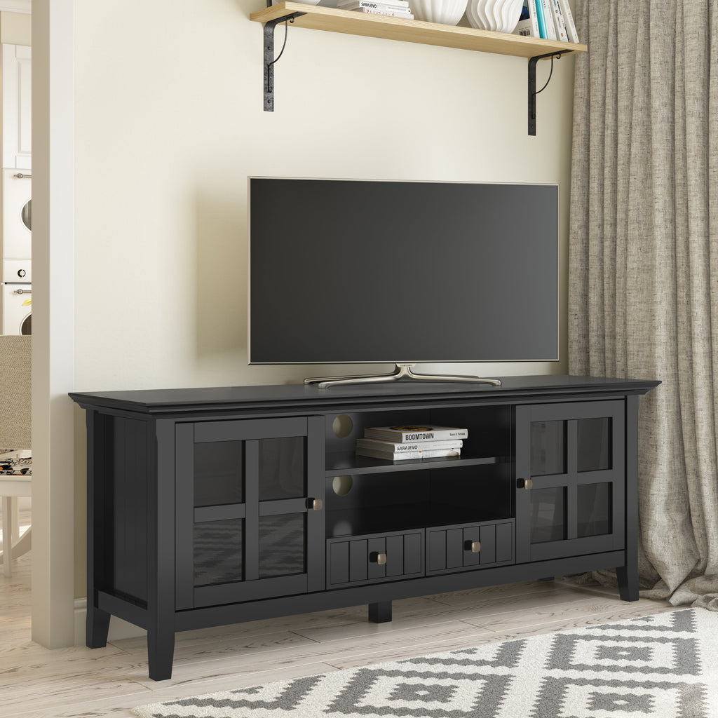 Acadian 60 Inch Wide Solid Wood TV Stand