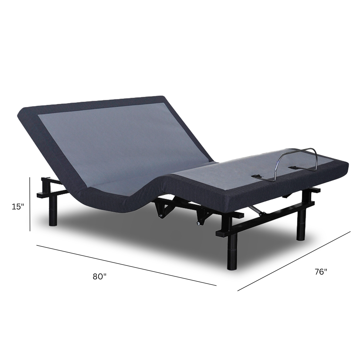 BT3000 King Adjustable Bed Base With Head and Foot Position Adjustment