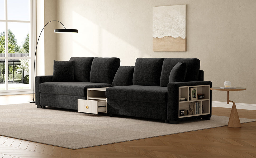 Modern Sofa Couch 127.9" Modular Sofa