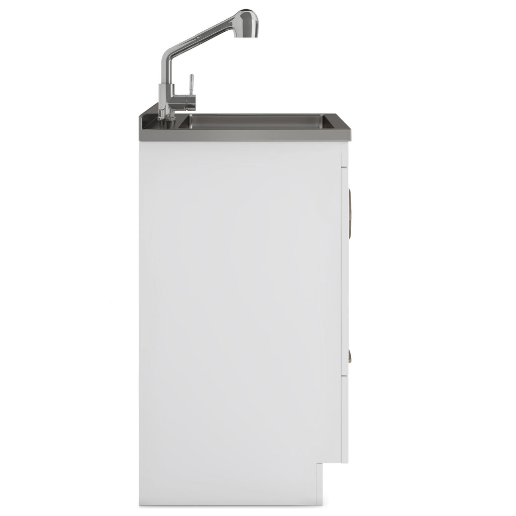 Cardinal - 24" Laundry Cabinet with Faucet and Stainless Steel Sink
