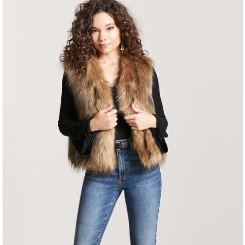 Fashionable New Fox-fur Long Vest