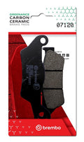 Brembo OE Aprilia Sr/Aprilia Sxr/Piaggio Typhoon Carbon Ceramic Brake Pad - Front 07120