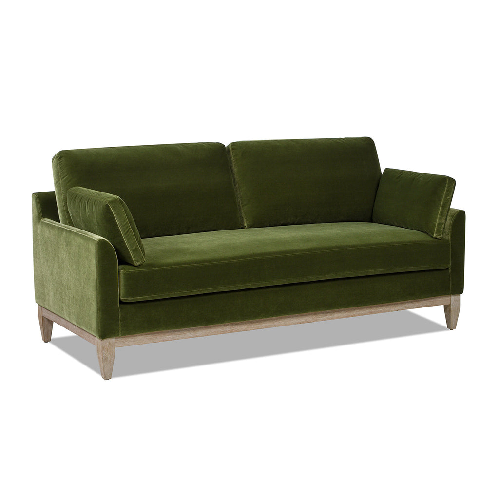 Pasadena 75.5" Modern Farmhouse Sofa, Olive