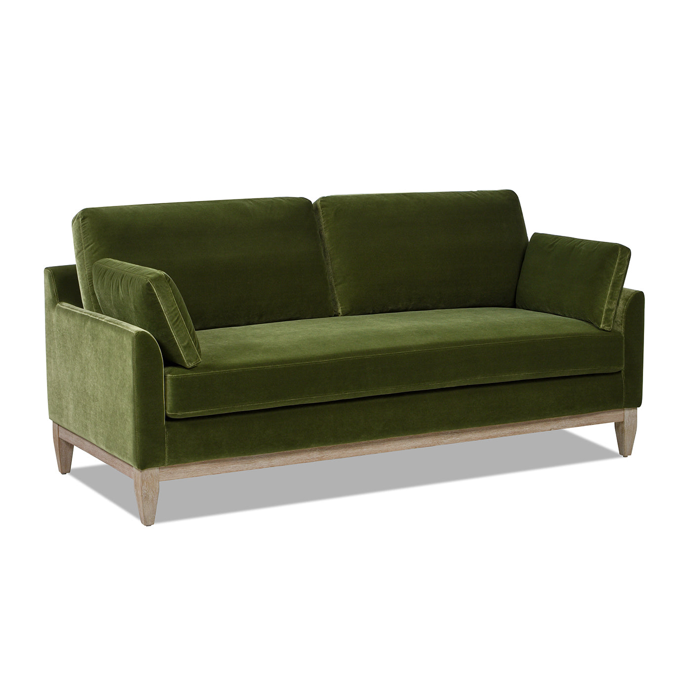 Pasadena 75.5" Modern Farmhouse Sofa, Olive