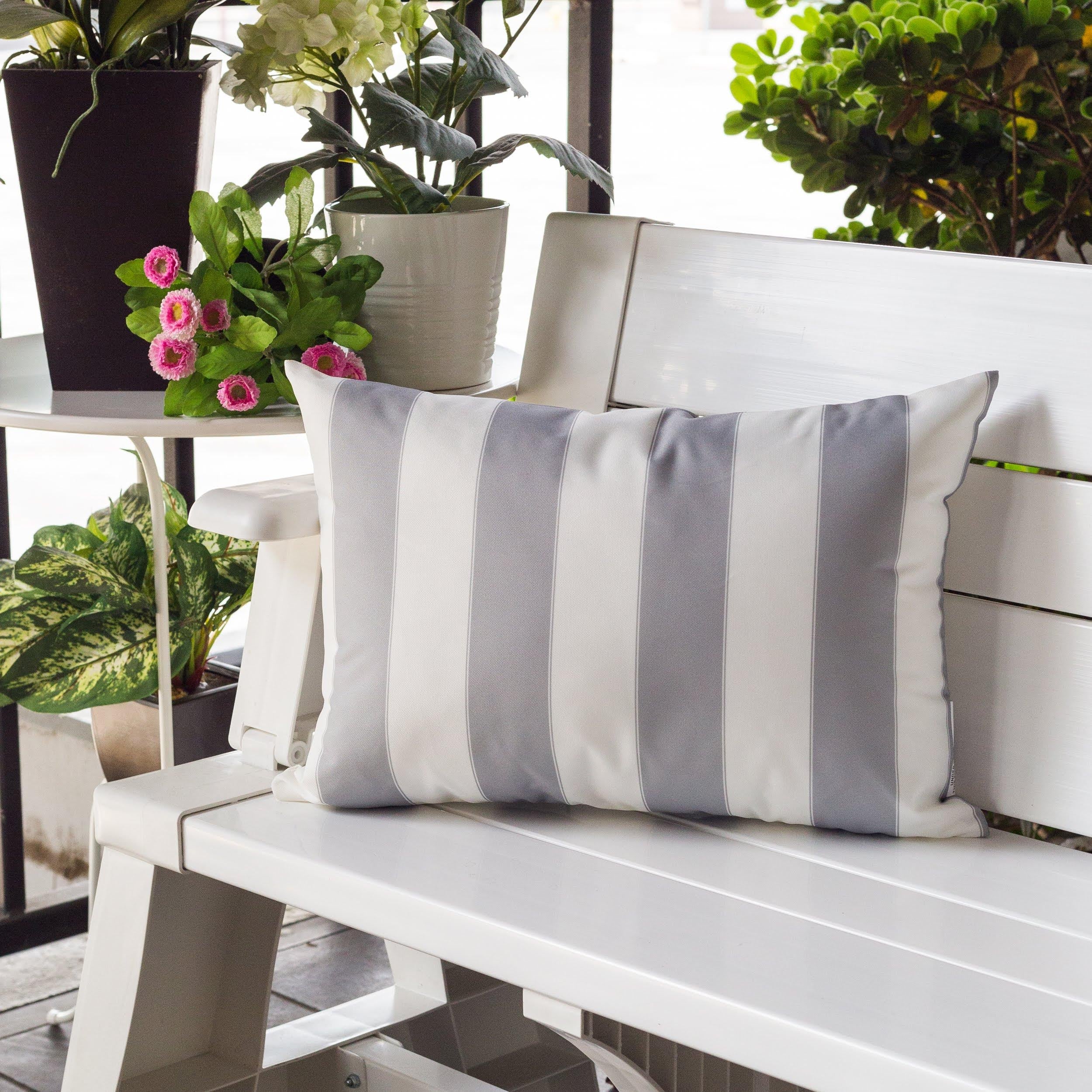 Horizon Stripe Pillow 14" x 20" - Outdoor & Indoor