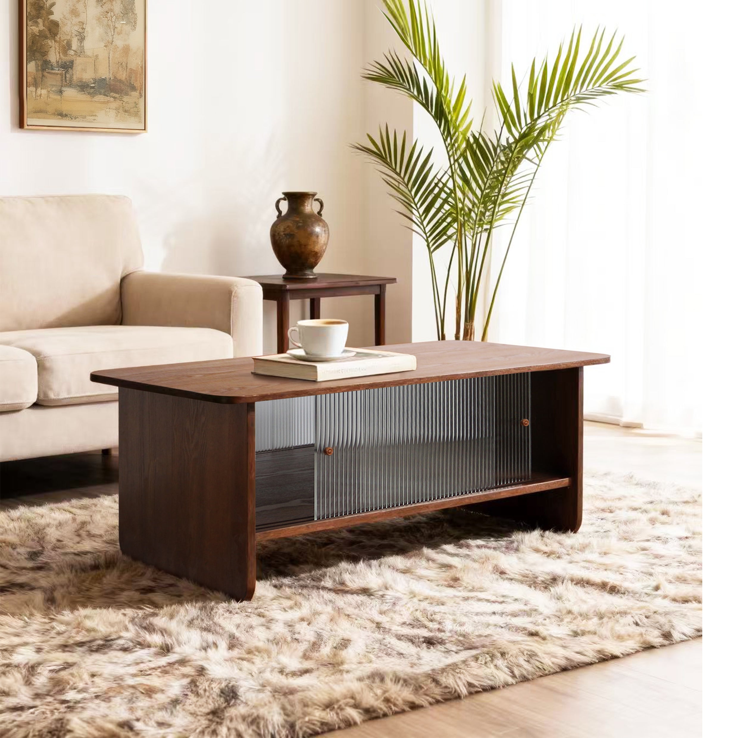 47" Coffee Table With Storage