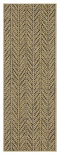 Earth GC_NTL1012 Jute/Black Indoor/Outdoor Area Rug