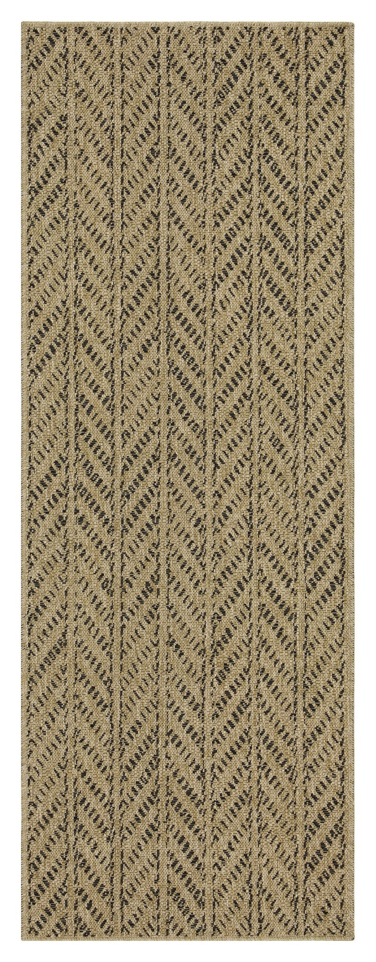 Earth GC_NTL1012 Jute/Black Area Rug