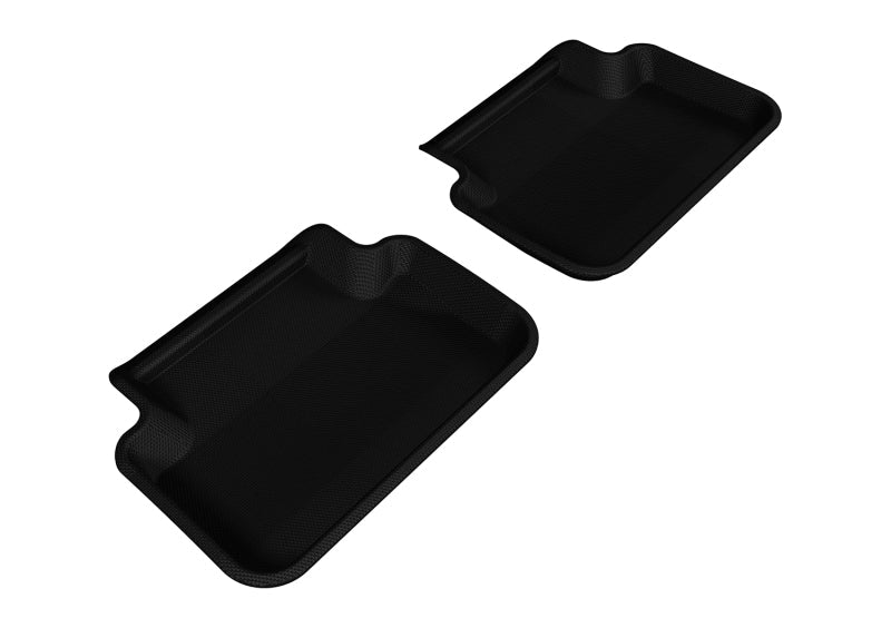 3D MAXpider 2009-2016 Audi A4/S4/RS4 Kagu 2nd Row Floormats - Black L1AD02721509