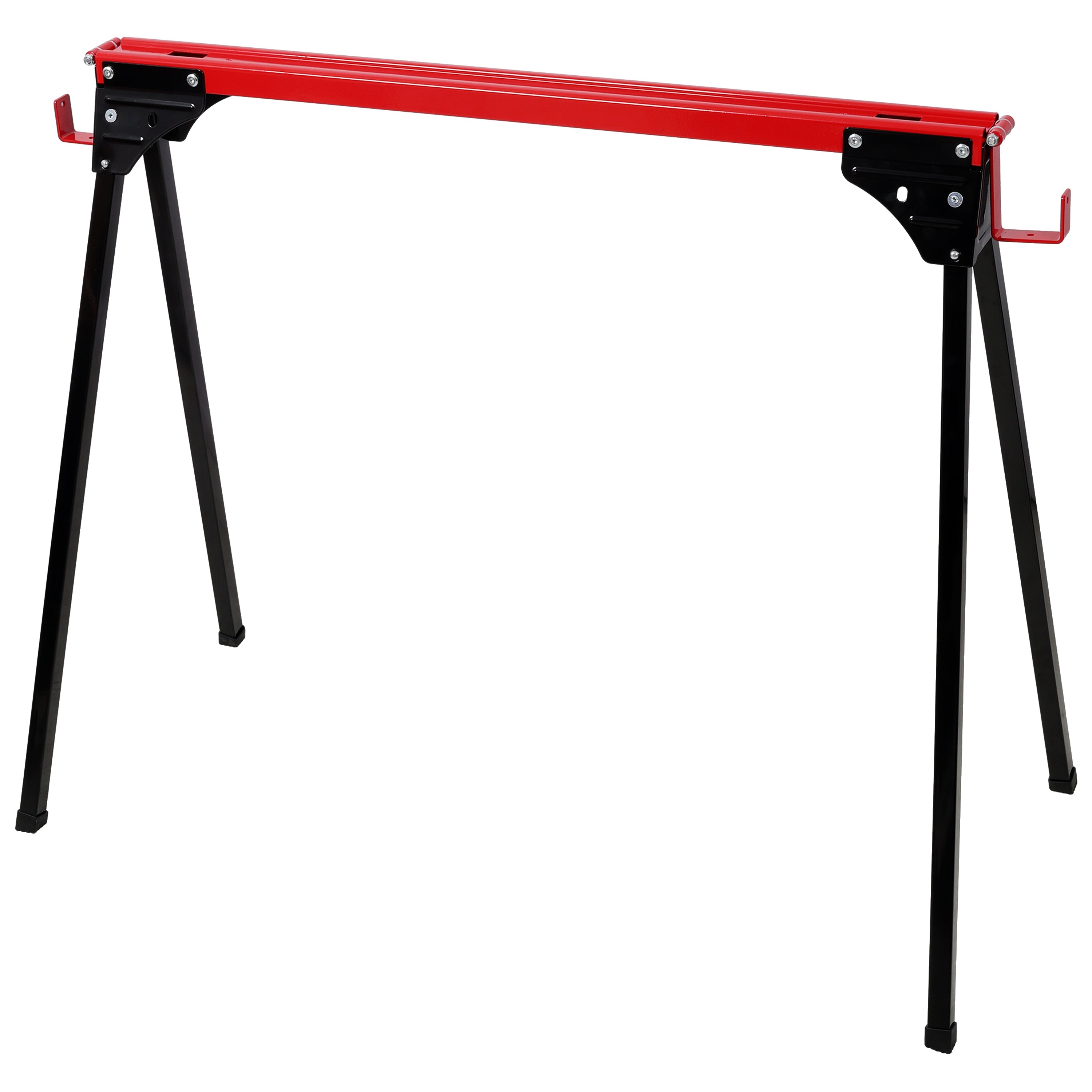 Folding Portable Work Horses - Heavy Duty Steel Saw Horses (2 Pack)