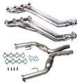 BBK 05-10 Ford Mustang GT 1 5/8 Long Tube Headers w/High Flow Catted X-Pipe (Silver Ceramic) 16413
