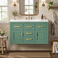 36" Wall Mounted Bathroom Cabinet – French Style Bathroom Vanity