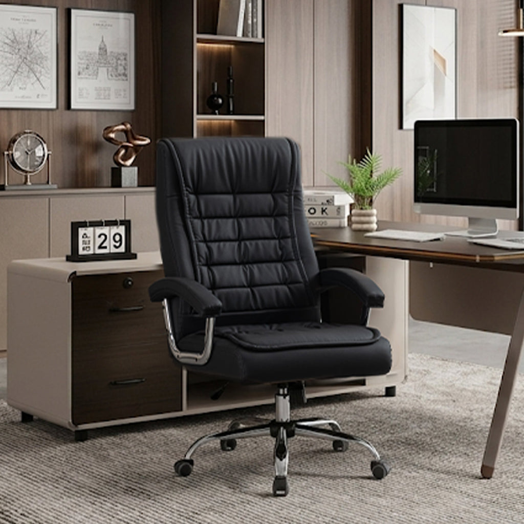 Executive Office Chair - High Back PU Leather Desk Chair