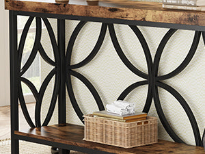 70.9 Inches Extra Long Industrial Console Table