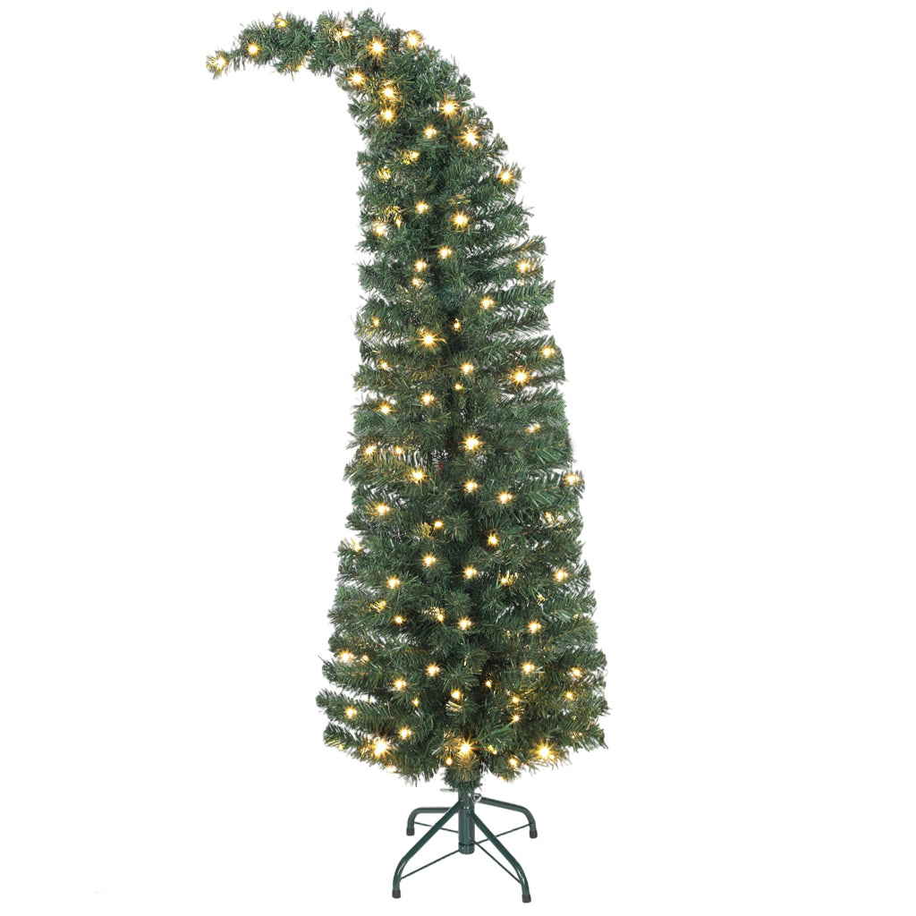 HOMCOM 5 ft Prelit Whimsical Christmas Tree
