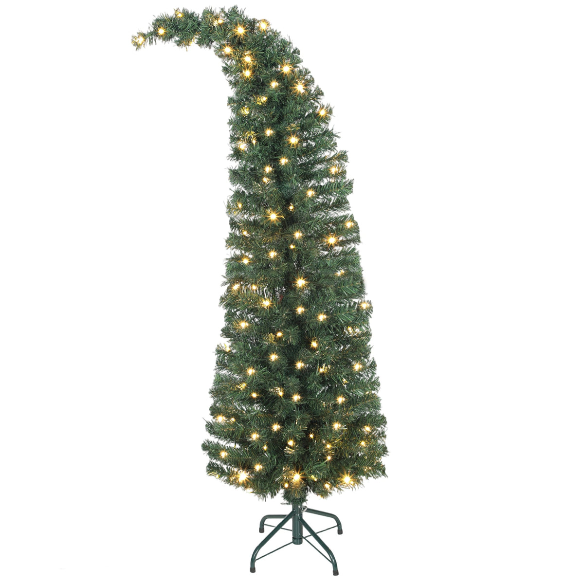 HOMCOM 5 ft Prelit Whimsical Christmas Tree