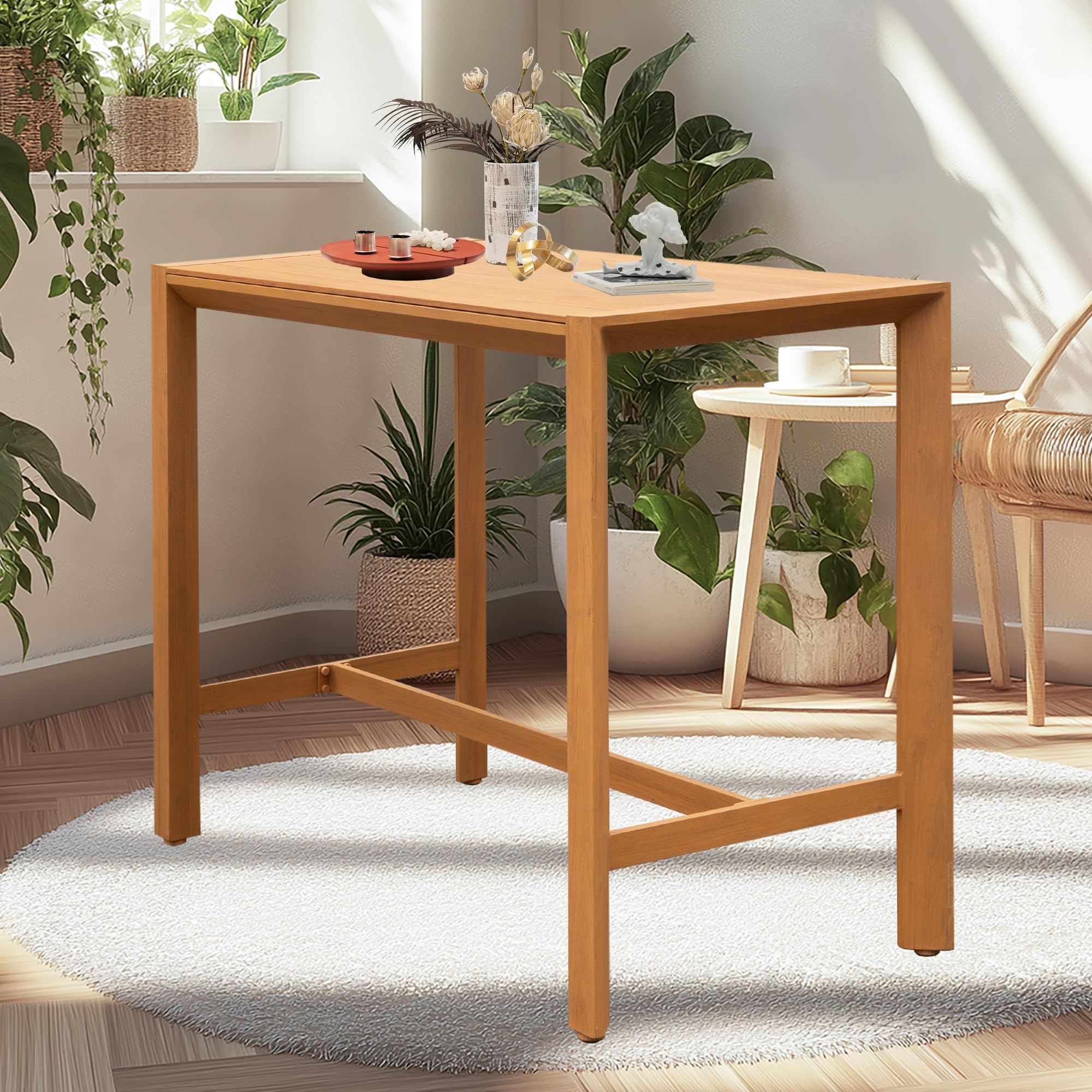 Outdoor Bar Table - Patio Counter Height Design