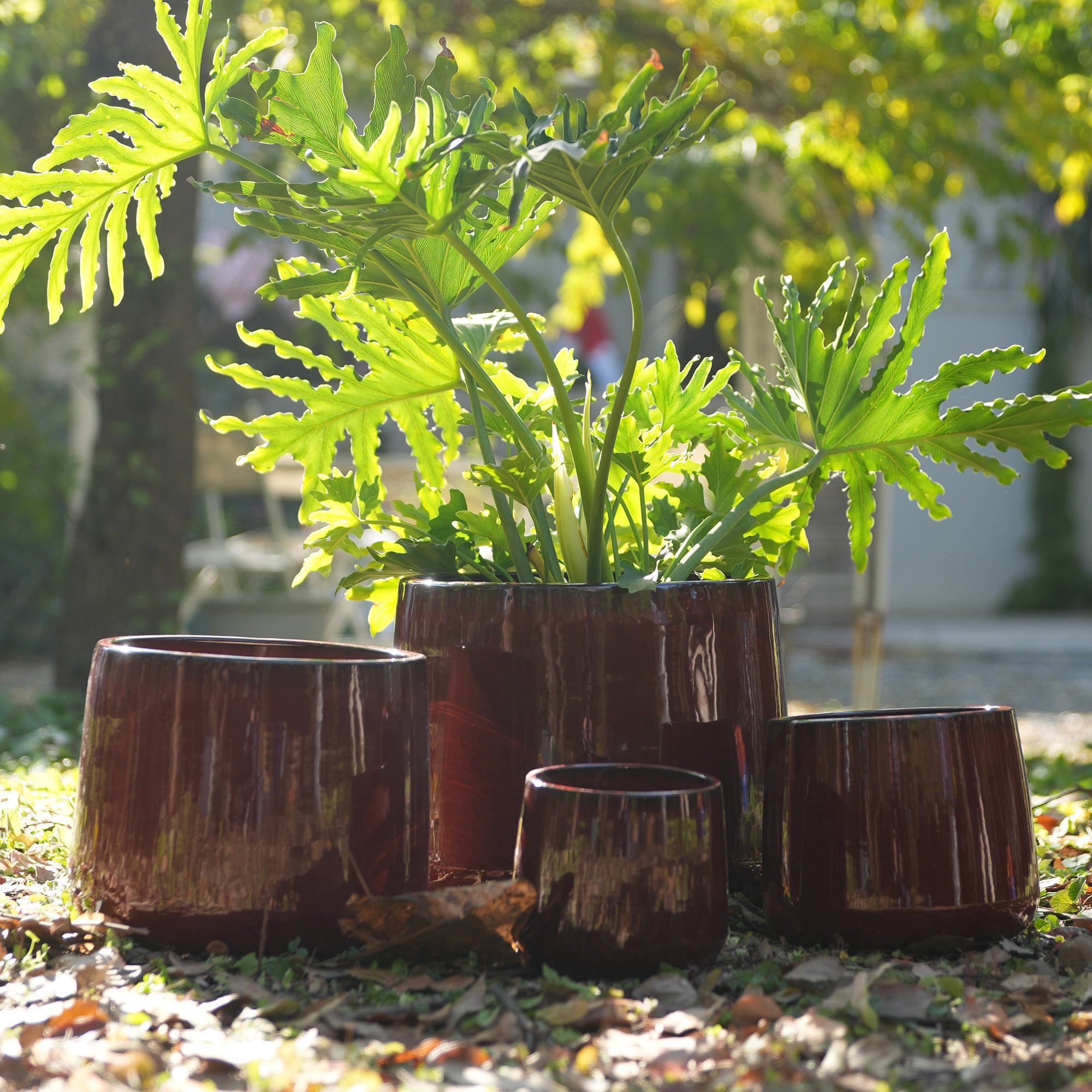 Handmade Ceramic Flower Pot Set of 4