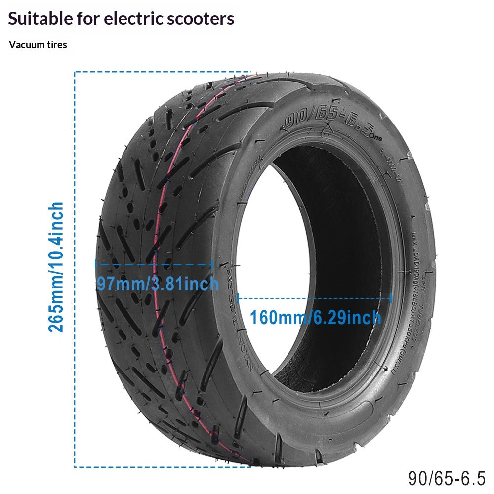 90 65-6.5 Tubeless Vacuum Tire Suitable For Zero 11X Dualtron Thunder Electric Scooter