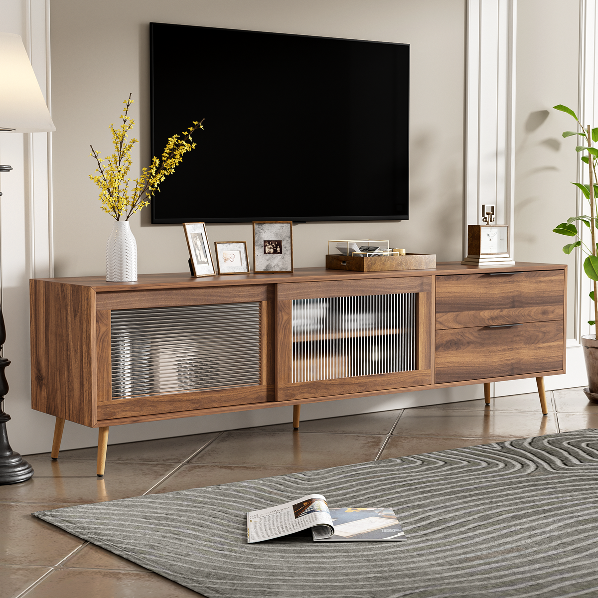 Modern TV Stand for 75"+ TV