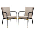 Modern Dining Arm Chair - Set of 2