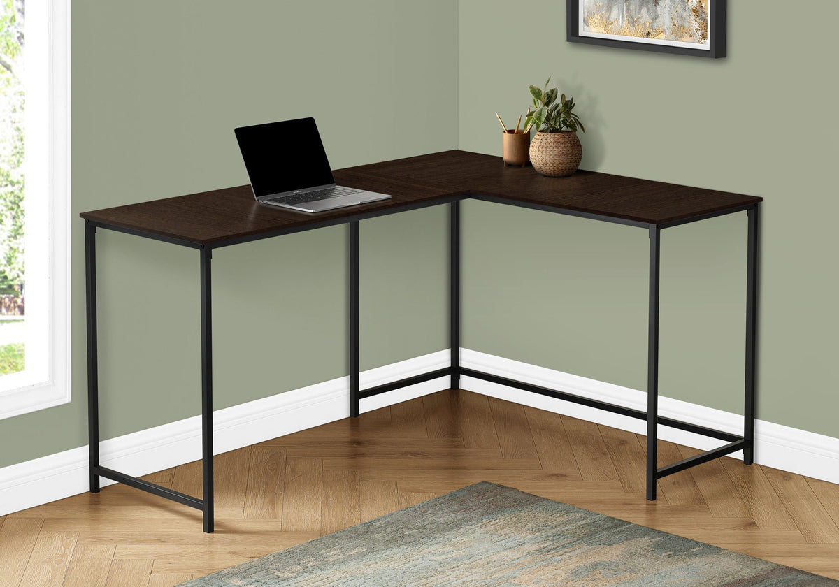 L-Shaped Computer Desk, Home Office, Corner, 58"L