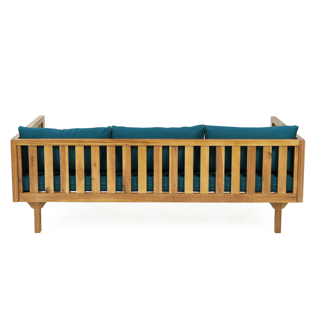 Claremont 3 Seater Daybed With Rattan Arms (Teak Cushion)