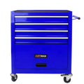 4 Drawers Multifunctional Tool Cart with Wheels - Blue