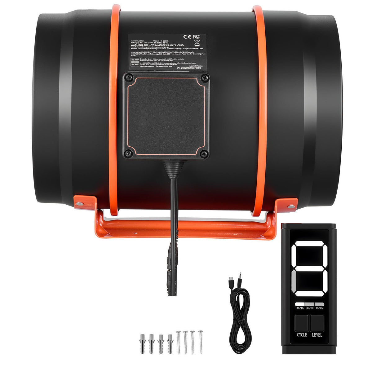 Inline Duct Fan with EC Motor – 807 CFM