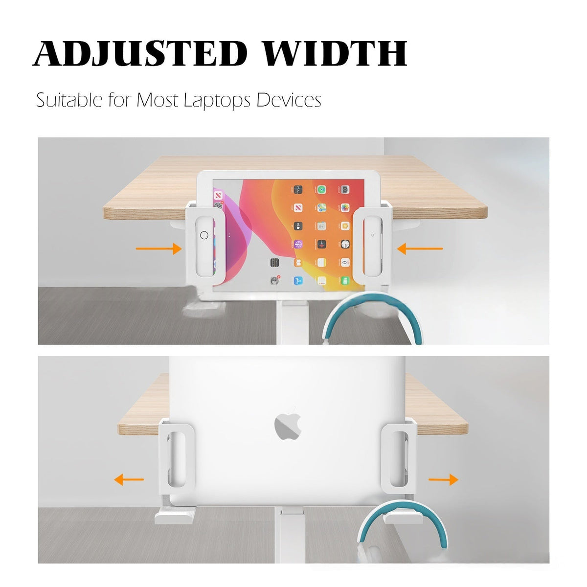 Non-Drilling Multi-Functional Side Laptop Cooling Stand