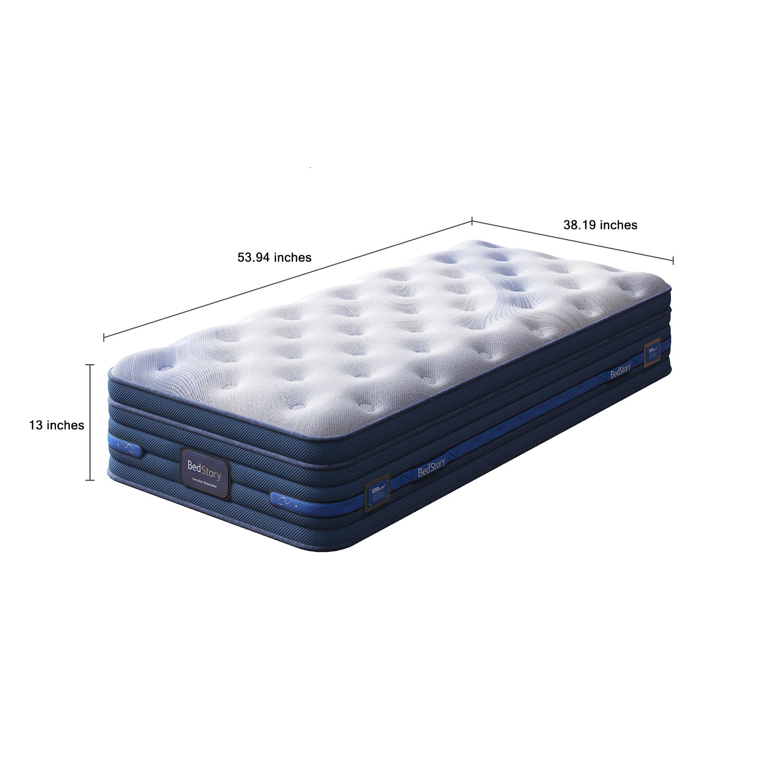Bedstory Spine Align Pro 13" Twin Firm Hybrid Mattress