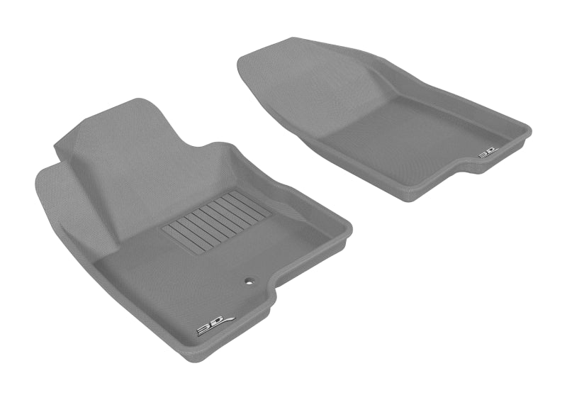 3D MAXpider 2007-2013 Jeep Compass Kagu 1st Row Floormat - Gray L1JP00811501
