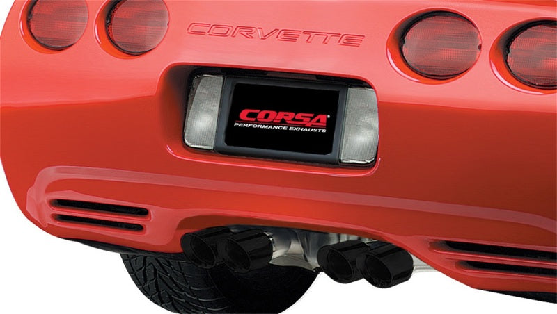Corsa 97-04 Chevrolet Corvette C5 Z06 5.7L V8 Black Xtreme Cat-Back + XO Exhaust 14114BLK