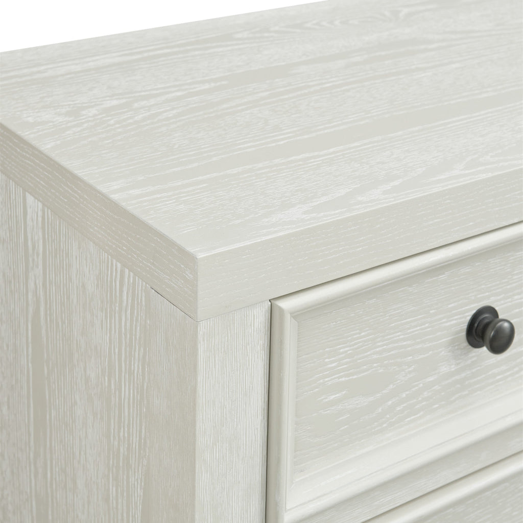 Gypsum Whitewash 6-Drawer Chest