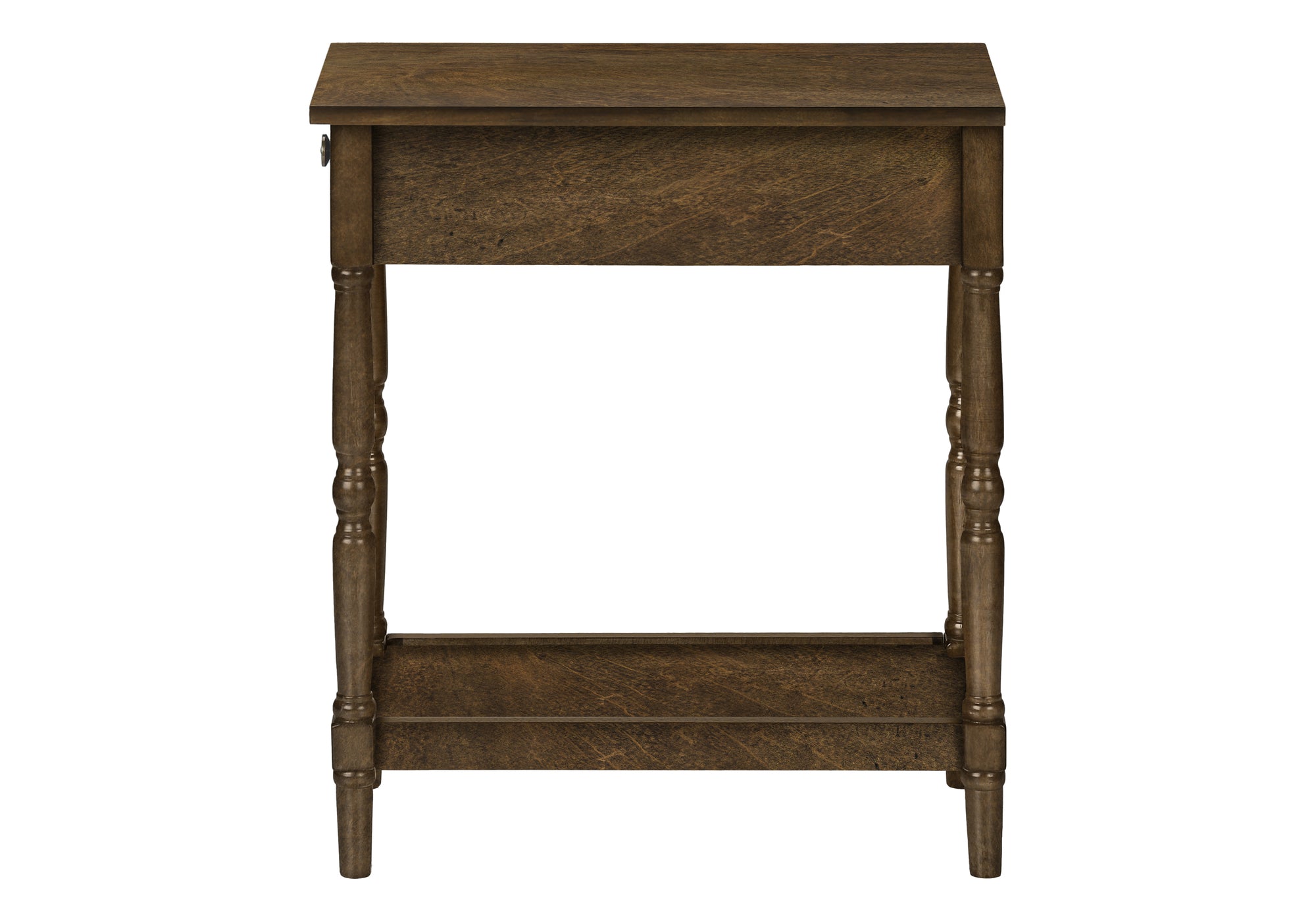 2 Tier Accent Table with Storage Drawer