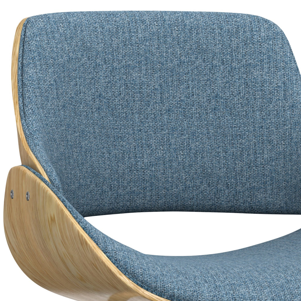 Malden - Bentwood Dining Chair with Wood Back - Denim