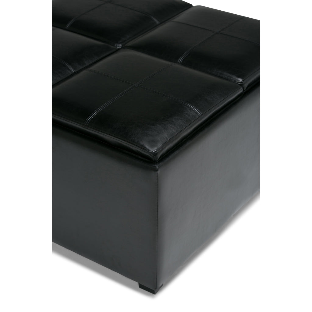 Avalon Square Coffee Table Storage Ottoman