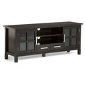 Kitchener 60 Inch Wide Solid Wood TV Stand in Hickory