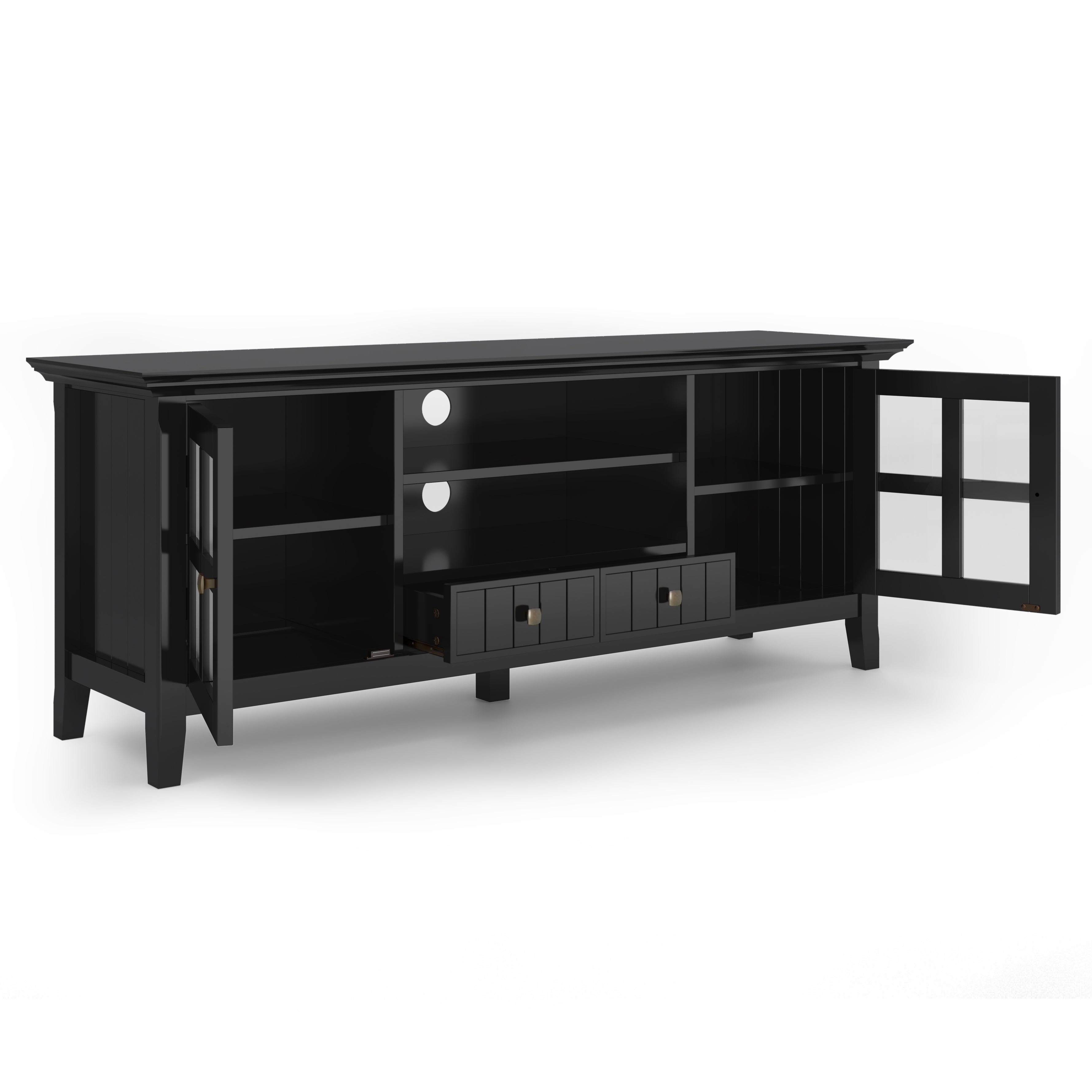 Acadian 60 Inch Wide Solid Wood TV Stand
